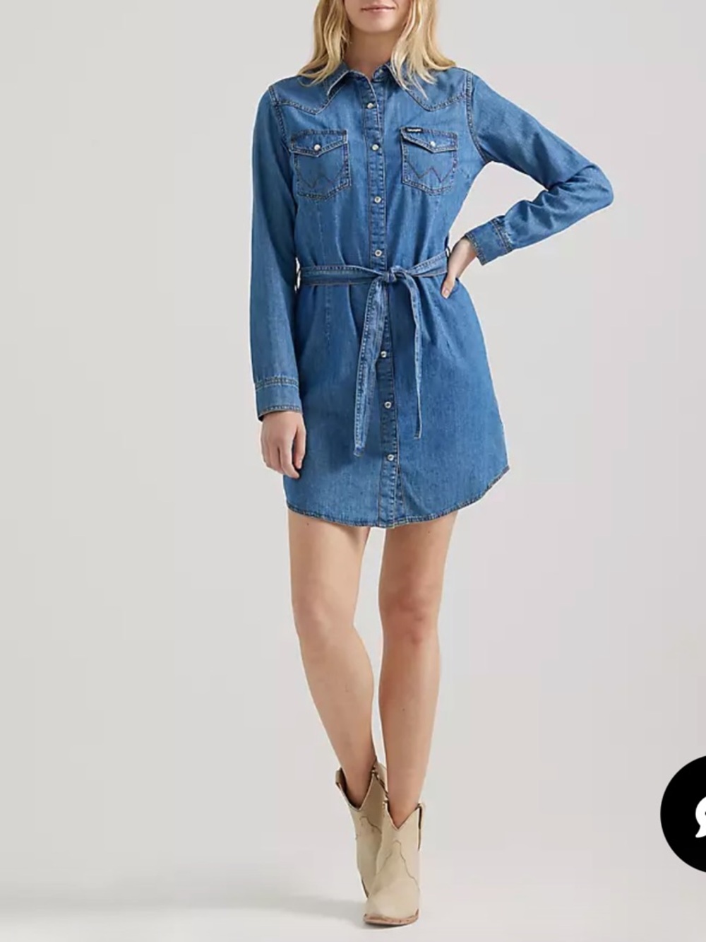 Wrangler retro denim dress